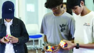 IACG students at a creative workshop
