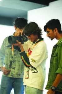 IACG students at a creative workshop