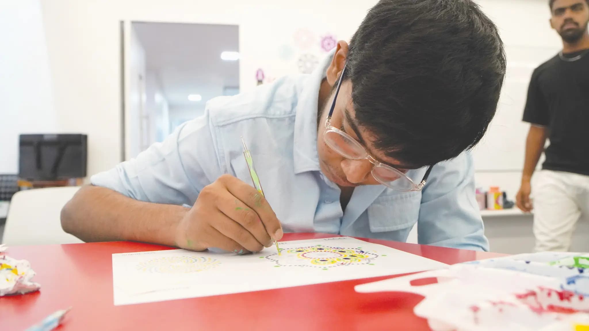IACG students at a creative workshop
