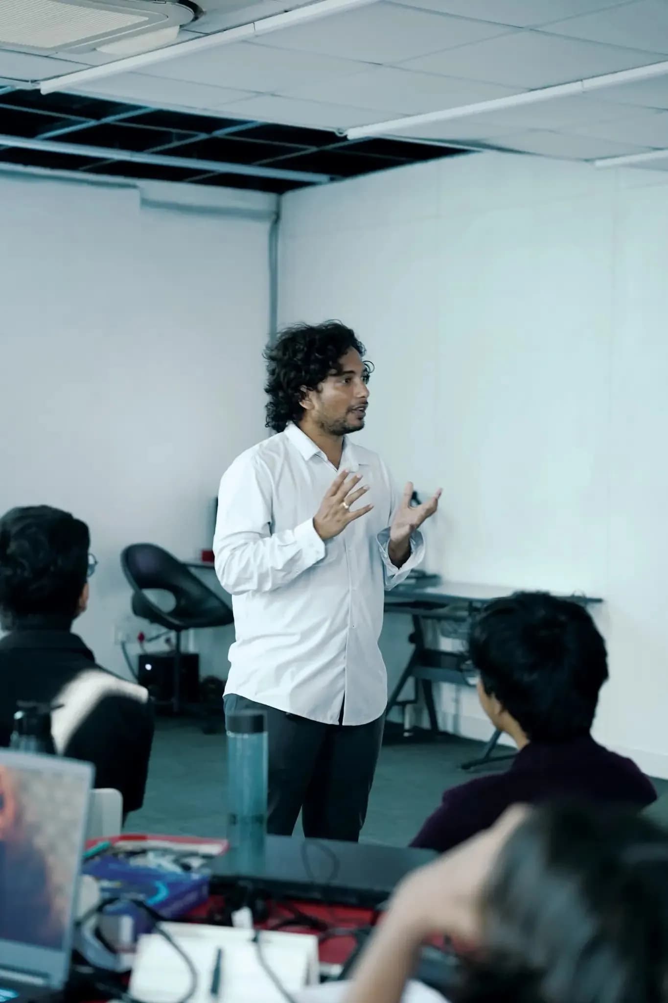 IACG students at a creative workshop