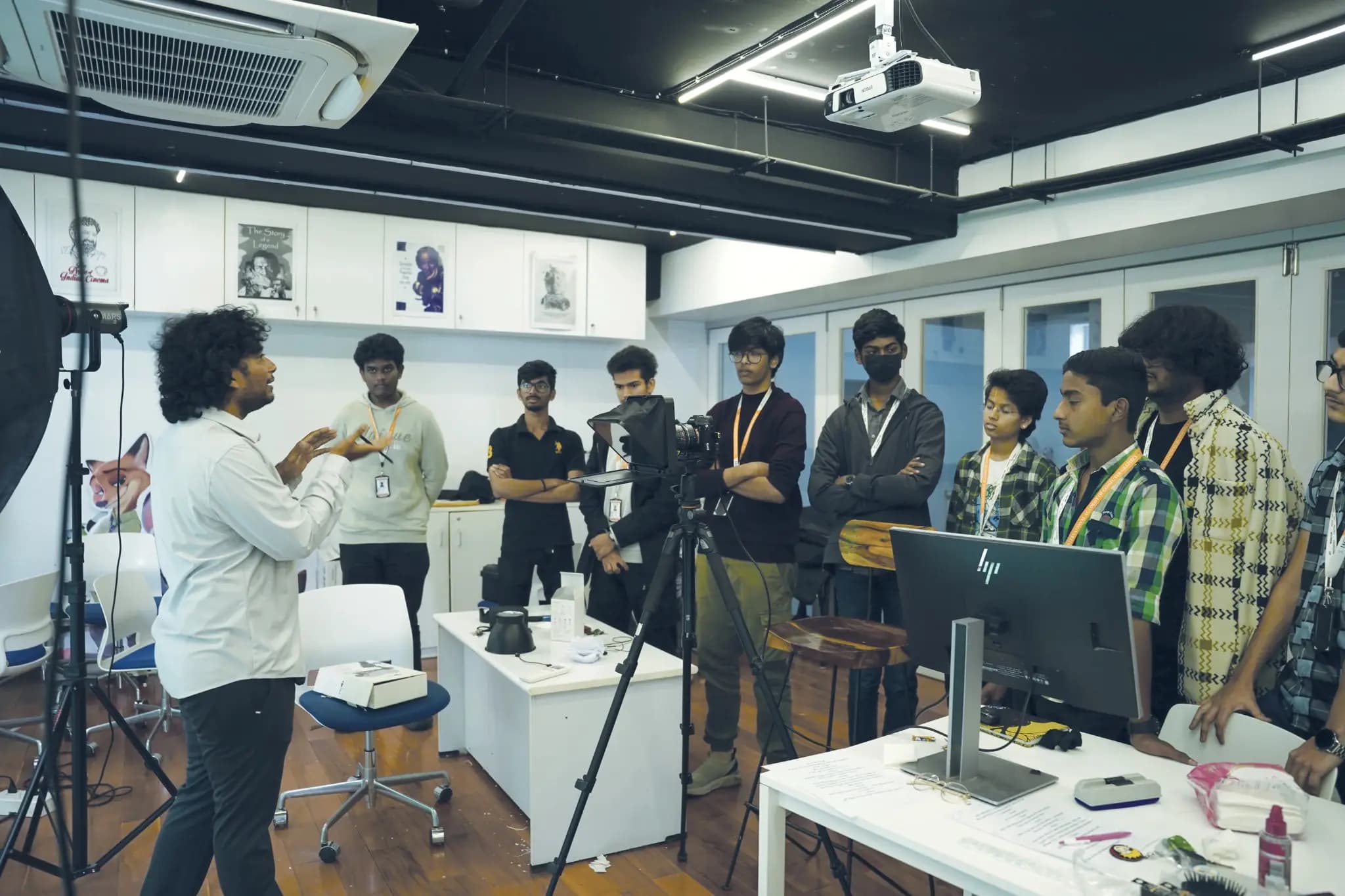 IACG students at a creative workshop