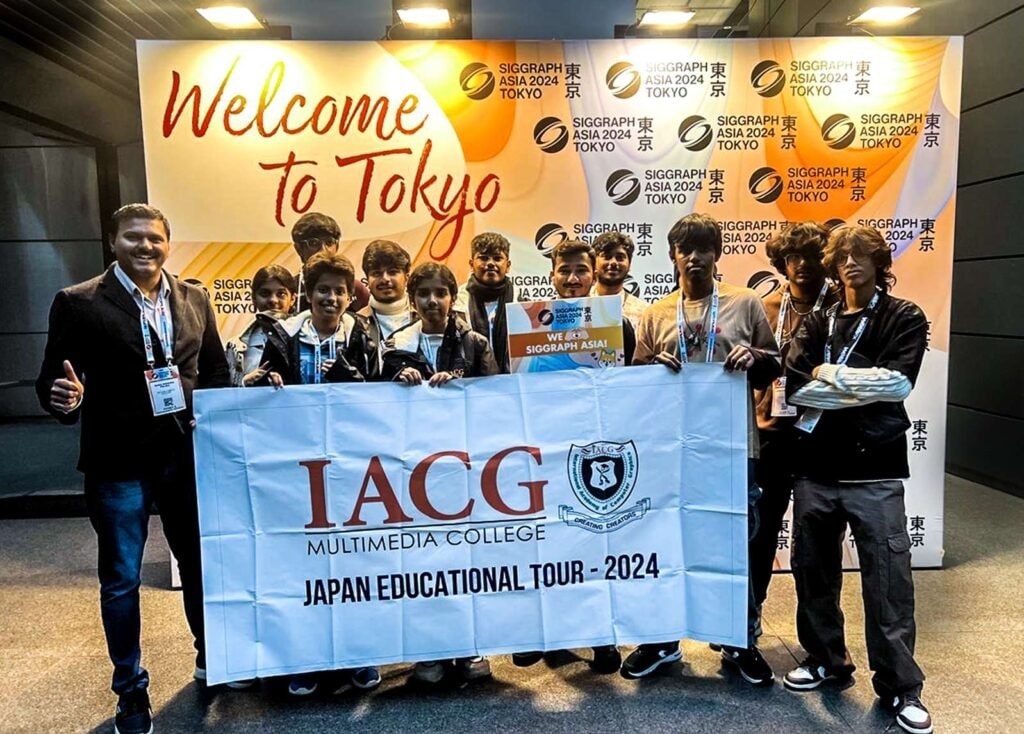 IACG students on the educational tour to Japan