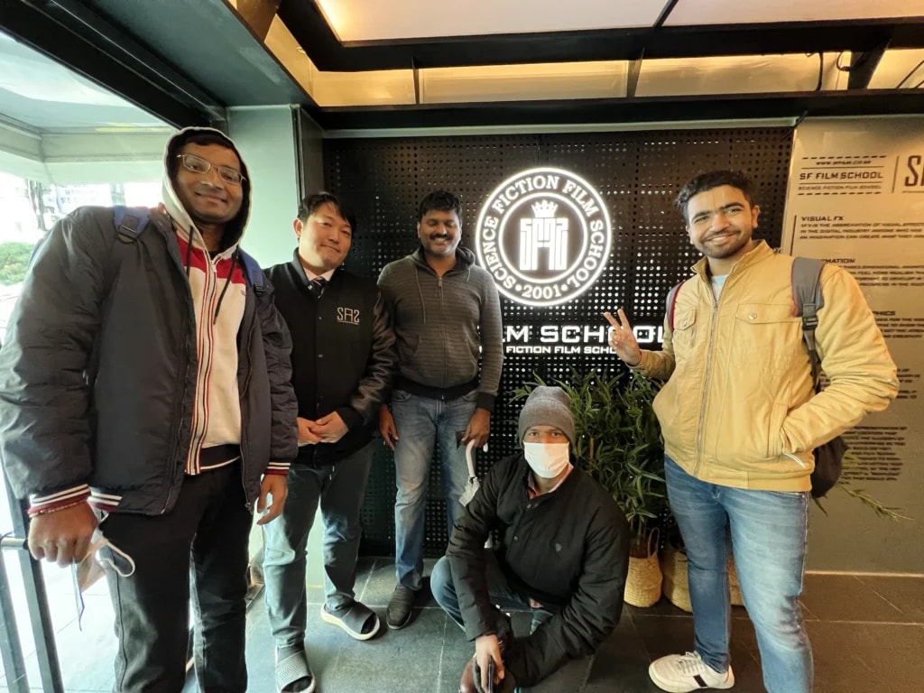IACG students at SF Film School, South Korea