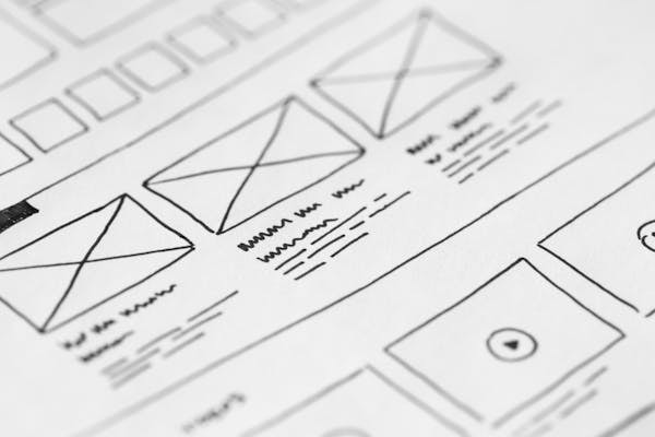 Designer sketching