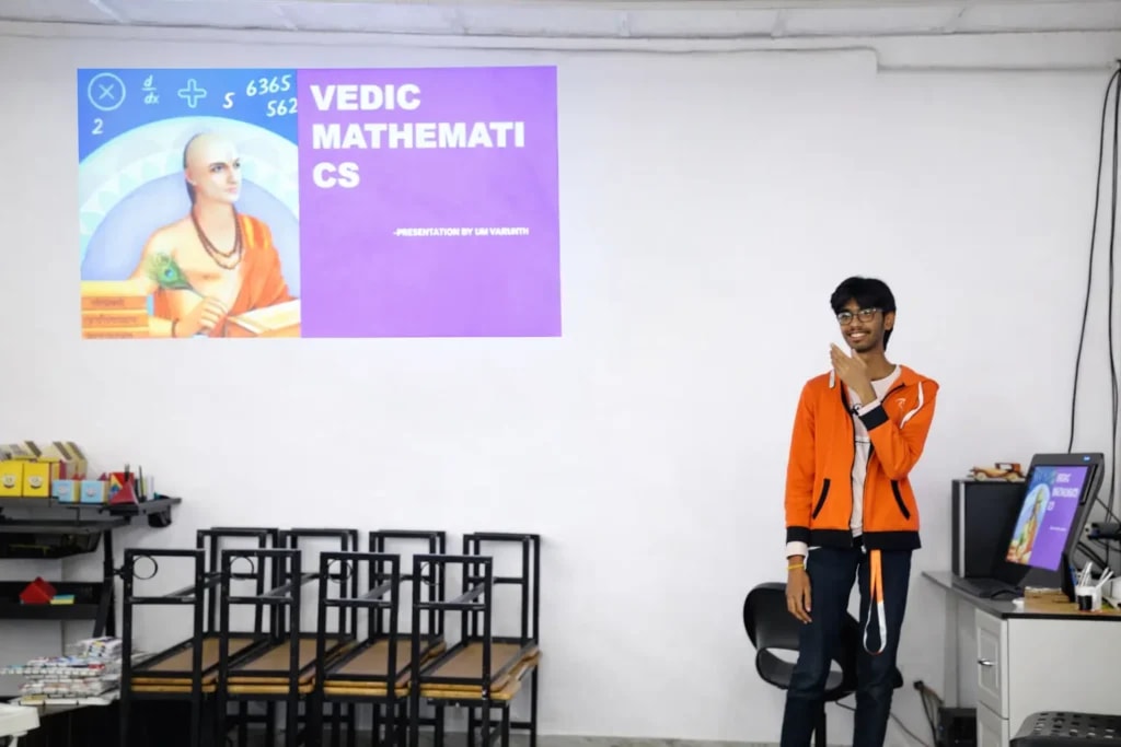 Vedic mathematics session at IACG