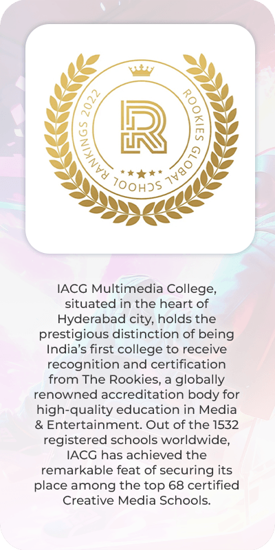 IACG — India's first college certified by The Rookies